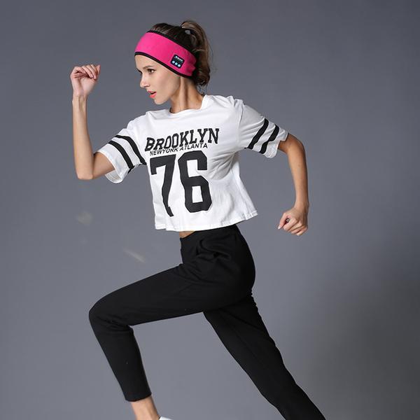 Faixa de Cabeça Fitness com Fone Bluetooth Sem Fio para Treino ShockFIT.