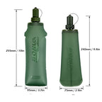 Outdoor Sports Fitness Soft Water Bottle Food Grade Soft Water Cup Mountaineering Running Foldable Drinking Water Bag 250 500ml