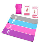 Kit de Faixa de Resistência (Booty Bands) para Treino de Glúteos ShockFIT.