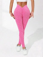 Legging Modeladora de Cintura V com Efeito Levanta Bumbum.