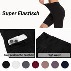 Shorts Moletom Cintura Alta com Bolsos e Efeito Levanta Bumbum ShockFIT.