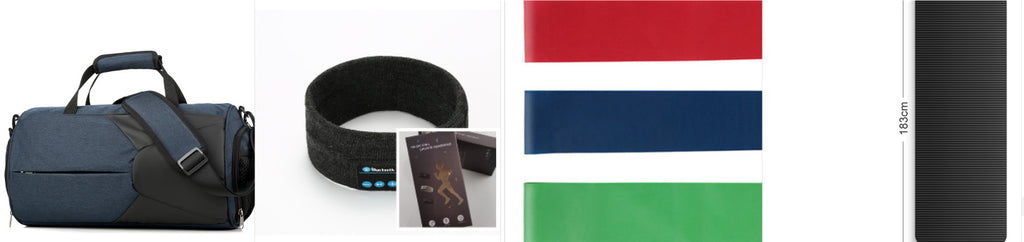 Faixa de Cabeça Fitness com Fone Bluetooth Sem Fio para Treino ShockFIT.