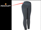 Legging Texturizada de Cintura Alta com Efeitos Colmeia e Levanta bumbum